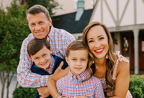 Doctor Weldon his wife and children
