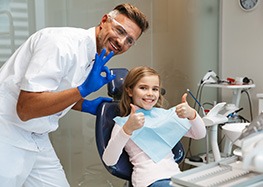 man smiling in dental chair